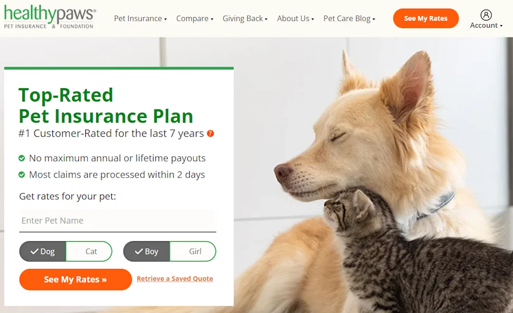 Healthy Paws Pet Insurance